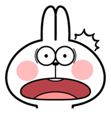 Spoiled Rabbit "Facial expression" sticker #8116442