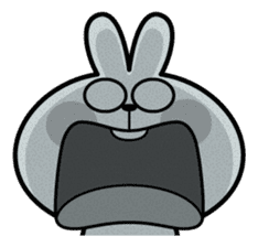Spoiled Rabbit "Facial expression" sticker #8116443