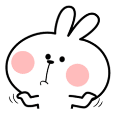 Spoiled Rabbit "Facial expression" sticker #8116455