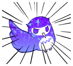 Pretty&colorful owl 2 sticker #8116490