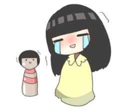 Yui of the younger sister sticker #8117096