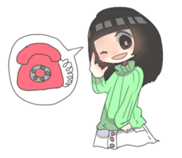 Yui of the younger sister sticker #8117103