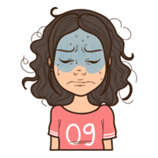 about a girl sticker #8117291