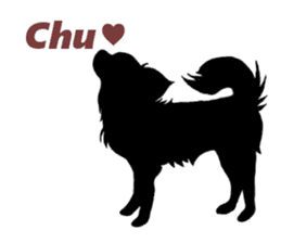 Chihuahua's silhouette sticker #8117993