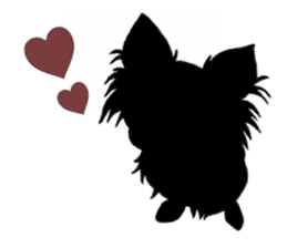 Chihuahua's silhouette sticker #8117994