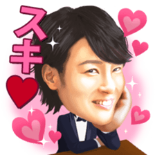 Kei-chan, a prince enka singer in Japan. sticker #8118100