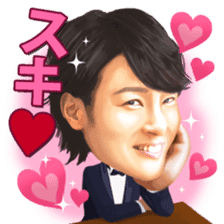 Kei-chan, a prince enka singer in Japan. sticker #8118100