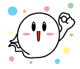 Ghost-kun cute egg~Rendezvous~ sticker #8118448