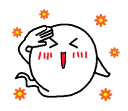 Ghost-kun cute egg~Rendezvous~ sticker #8118451