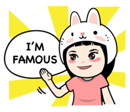 Nosy Girl sticker #8118575