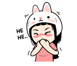 Nosy Girl sticker #8118578