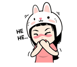 Nosy Girl sticker #8118578