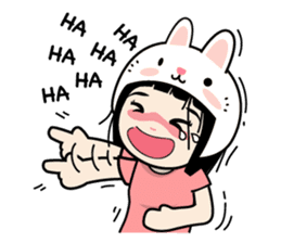 Nosy Girl sticker #8118579