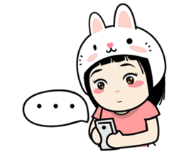 Nosy Girl sticker #8118580