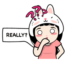 Nosy Girl sticker #8118581