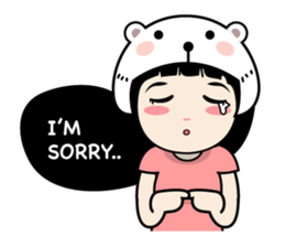 Nosy Girl sticker #8118582