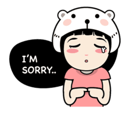 Nosy Girl sticker #8118582