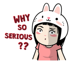 Nosy Girl sticker #8118583