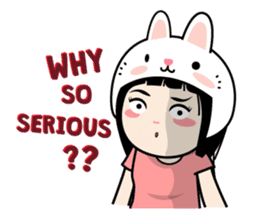 Nosy Girl sticker #8118583