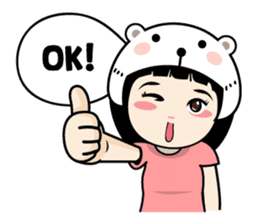 Nosy Girl sticker #8118585