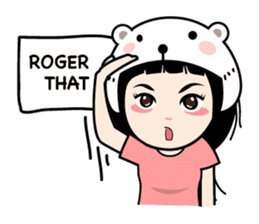 Nosy Girl sticker #8118586