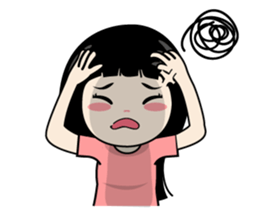 Nosy Girl sticker #8118588