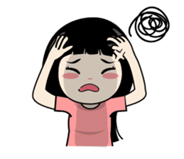 Nosy Girl sticker #8118588