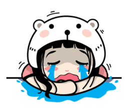 Nosy Girl sticker #8118591