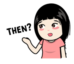 Nosy Girl sticker #8118593