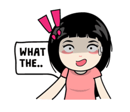 Nosy Girl sticker #8118594