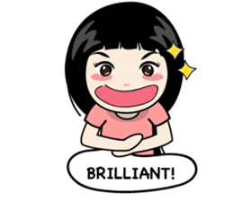 Nosy Girl sticker #8118597