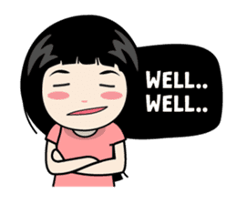 Nosy Girl sticker #8118601