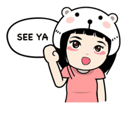 Nosy Girl sticker #8118611