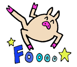 cute animal's sticker #8118943