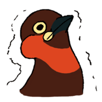 Dive Deep Little grebe sticker #8119068