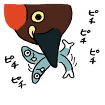 Dive Deep Little grebe sticker #8119071