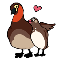 Dive Deep Little grebe sticker #8119078