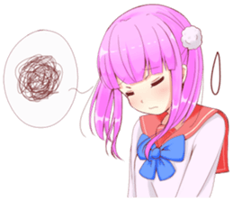 twin tail sticker #8119461