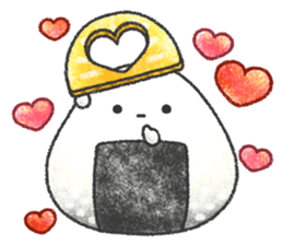 Delicious rice ball sticker #8119513
