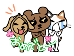 Rabbit crazy about skating. sticker #8119647