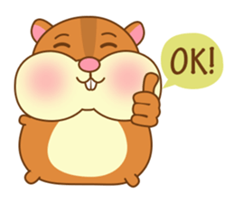 The cute Hamster family sticker #8119853