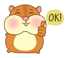 The cute Hamster family sticker #8119853