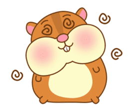 The cute Hamster family sticker #8119854
