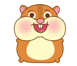 The cute Hamster family sticker #8119855