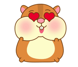 The cute Hamster family sticker #8119856