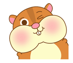 The cute Hamster family sticker #8119857