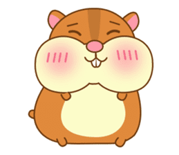 The cute Hamster family sticker #8119858