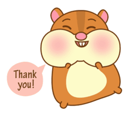 The cute Hamster family sticker #8119860