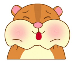 The cute Hamster family sticker #8119863