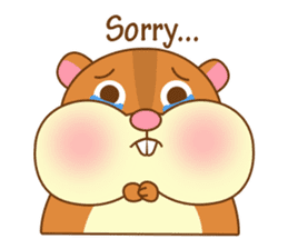 The cute Hamster family sticker #8119864